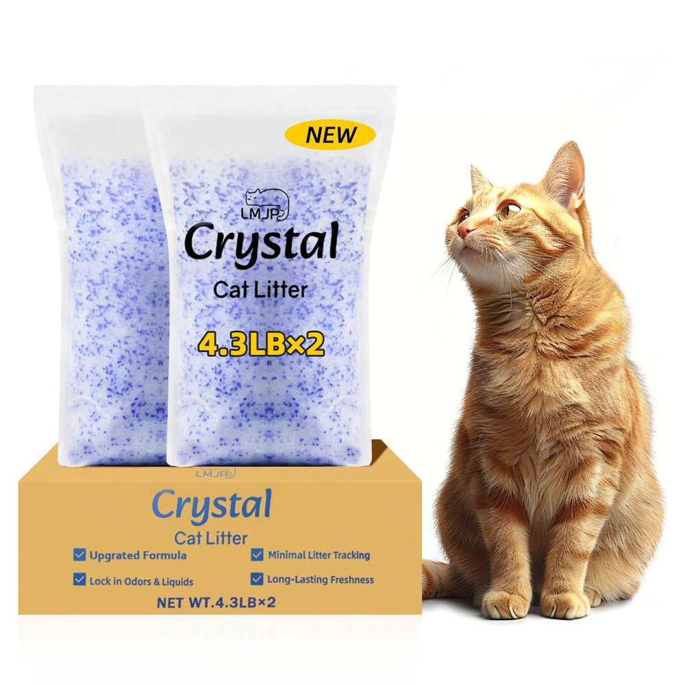 LMJP cristal para gato: absorcion rapida para mantener la caja seca y limpia