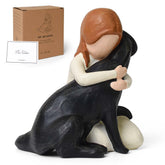 Figura Lnrkai Labrador negro, detalle artesanal para recordar a tu mascota.