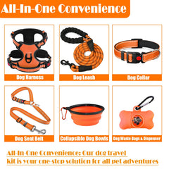 Collar naranja Lobeve con ajuste cómodo y visibilidad