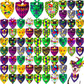 Locmeo bandana carnaval para perro, pack de 100 piezas con patrones variados.