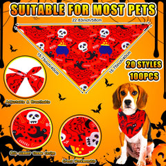 Locmeo bandanas Halloween fiesta: ideal para fiestas y sesiones de fotos.