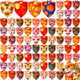 Locmeo bandana para perro con calabaza, ideal para fiestas otoñales y eventos.