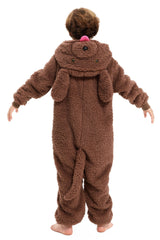 Loiahoer vista trasera del disfraz poodle para niños, diseño suelto.