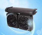 LONDAFISH ventilador acuario doble para enfriamiento eficiente del tanque.