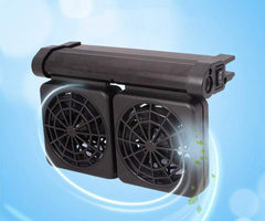 LONDAFISH ventilador acuario doble para enfriamiento eficiente del tanque.