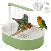 Lonepetu Ducha para Pajaros Jaula: flujo suave y continuo para un baño cómodo.