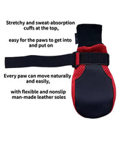 Botas para perro LONSUNEER con ajuste elástico para un ajuste seguro.