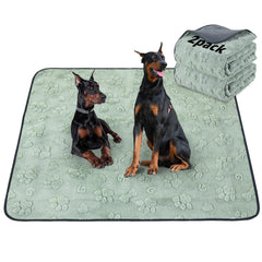 LOOBANI almohadilla para perro grande 72x72 pulgadas suave y absorbente para entrenamiento