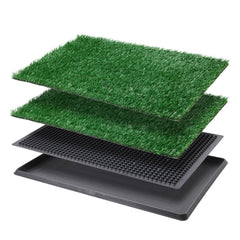 LOOBANI césped artificial para perro, ideal para entrenamiento interior.