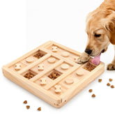 LOOBANI Juguete rompecabezas para perros de madera, estimula inteligencia durante el juego