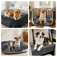 LOOBANI manta para perros lavable a máquina para limpieza rápida