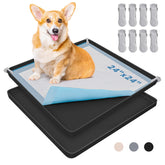 LOOBANI porta tapetes para perro con clips fuertes mantiene el tapete fijo y seguro.
