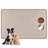 Almohadilla Lorvain para alimento de perros 45x30, espacio amplio para varios cuencos.