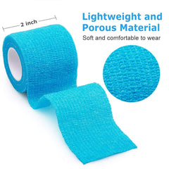 LotFancy Vet Wrap con tejido poroso y transpirable para menor irritación.
