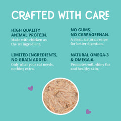 LOVE, NALA nutrientes taurina y omega-3 para la salud general del felino