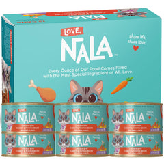 LOVE NALA paté de pollo con zanahoria y calabaza, apoyo a una dieta equilibrada.