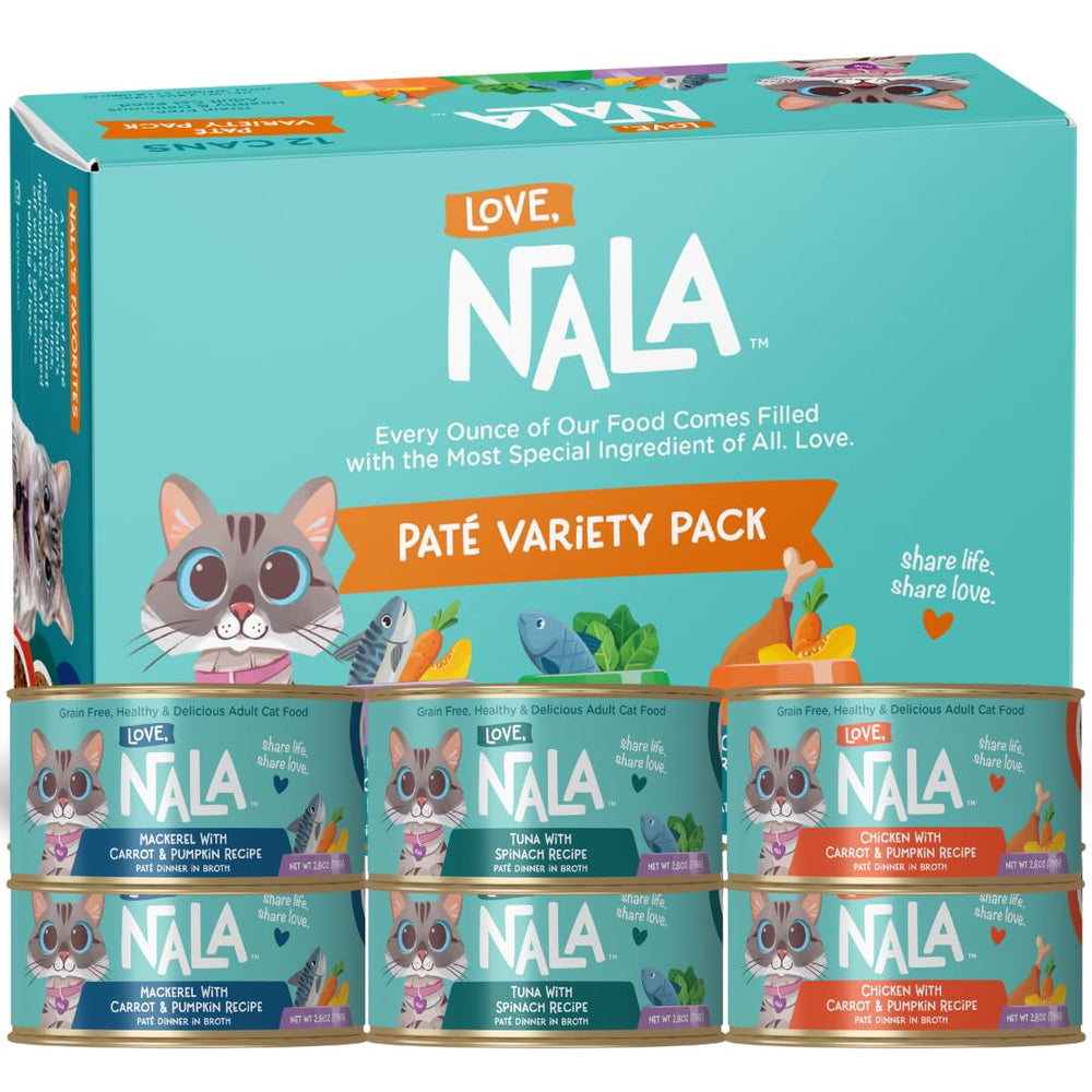 LOVE NALA pate variedad atun, fuente proteica natural para gatos activos
