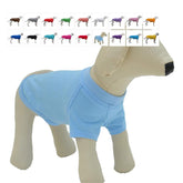 Lovelonglong camiseta perro azul claro XXL comodidad suave para paseos diarios
