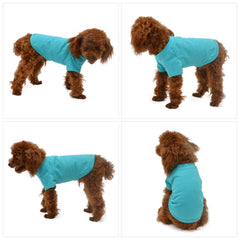 Lovelonglong camisetaperro basic-tshirt algodon-suave, tela suave cuida la piel del perro