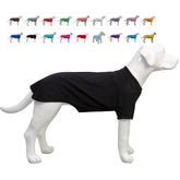 Lovelonglong camiseta básica negro talla S frente, ajuste suave para paseos diarios.