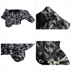 Lovelonglong Dog Coat ofrece ajuste de pecho y cuello para mayor comodidad.