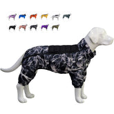 Lovelonglong Micai chaqueta para perros, vista frontal, cálida para paseos fríos.