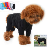 Lovelonglong pijama para perro con cuatro patas en algodón natural, uso diario cómodo.