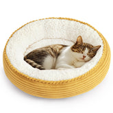 Cama donut Love's cabin 20pulgadas, ideal para gatos y mascotas pequeñas