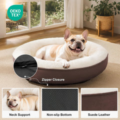 Love's cabin cama donut nido para perros y gatos, calor suave.