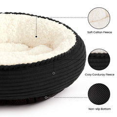 Love's cabin borde alto ofrece soporte para cabeza y cuello de tu mascota.