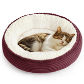 Cama Love's Cabin redonda en forma de nido para confort y calidez de mascotas pequeñas