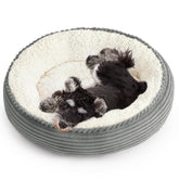 Love's cabin Cama rosquilla para gatos y perros, 25 pulgadas, descanso cómodo y cálido.