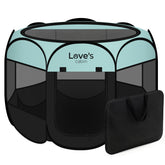 Love's cabin corral de juego para perro, uso interior y exterior seguro.