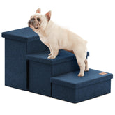 Love's cabin escaleras para perros de 3 pasos con almacenamiento, ideal para cama alta