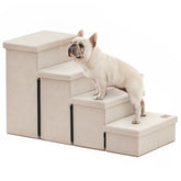 Love's cabin escaleras para perros con almacenamiento y capacidad de 200 lb para uso diario