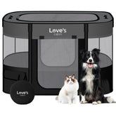 Love's cabin playpen mediano desplegable para uso interior y exterior.