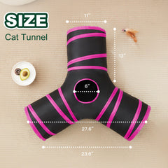 Love's cabin túnel de gato plegable para fácil transporte y guardado