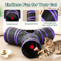 Love's cabin tunel gato plegable: almacenamiento compacto para viajes.