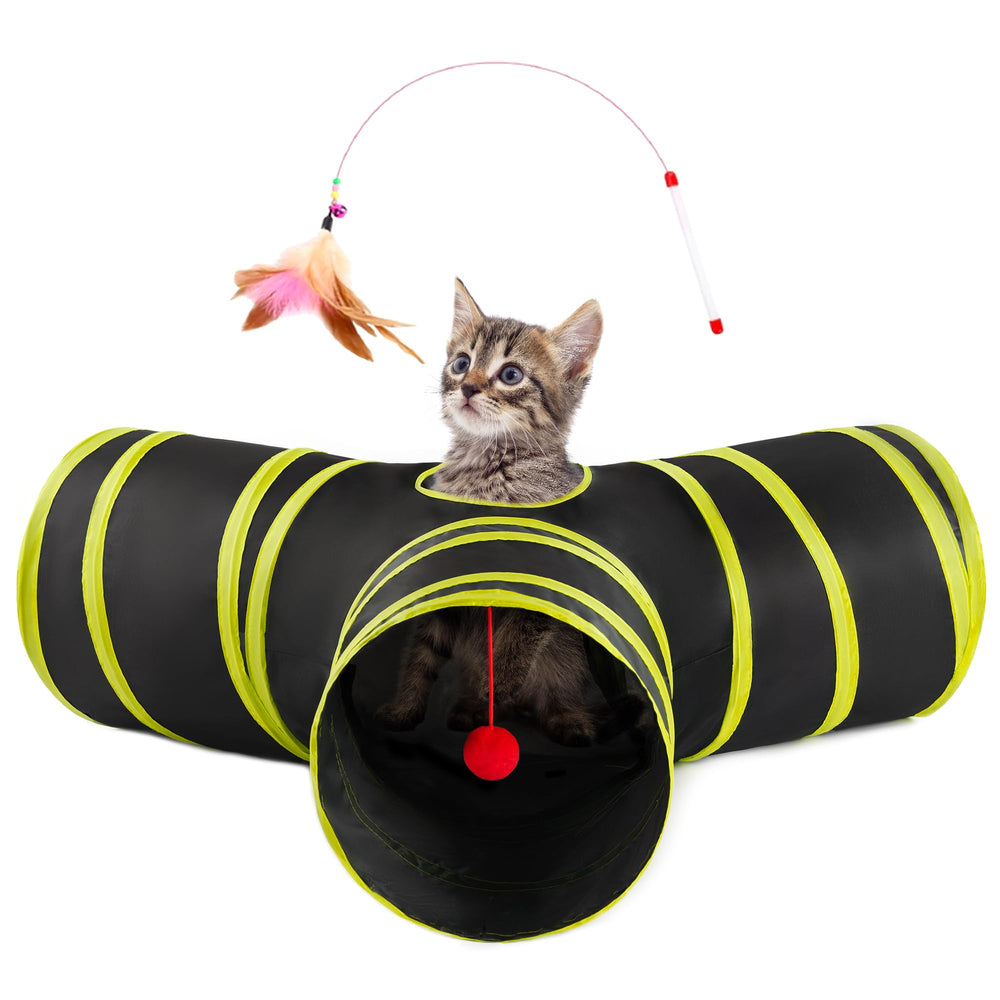 Love's cabin tunel gato tres vias, diseño interactivo para explorar y jugar