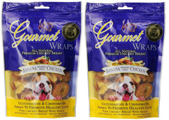 Loving Pets Wrap banano envuelto en pollo: snack natural para perros sabroso