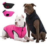 LovinPet chaqueta reversible para perro, frontal, mantiene calor sin abultar