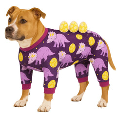 LovinPet pijama para perro grande con enfoque cuatro-patas, cómodo para el día a día.