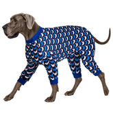 LovinPet pijama para perro grande con estampado abstracto, cómodo para verano.