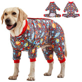 LovinPet Pijamas para Perro Grande, frontal, comodidad para dormir y moverse