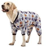 LovinPet pijama para perros grandes, vista frontal, cómodo para libertad de movimiento.