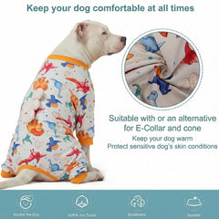 Pijama LovinPet para recuperación quirúrgica suave, evita lamidas y protege heridas.