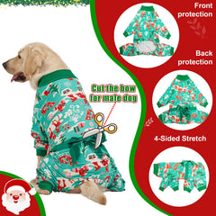 LovinPet pijamas navidad perro grande golden retriever: aspecto festivo y prendas fáciles de quitar