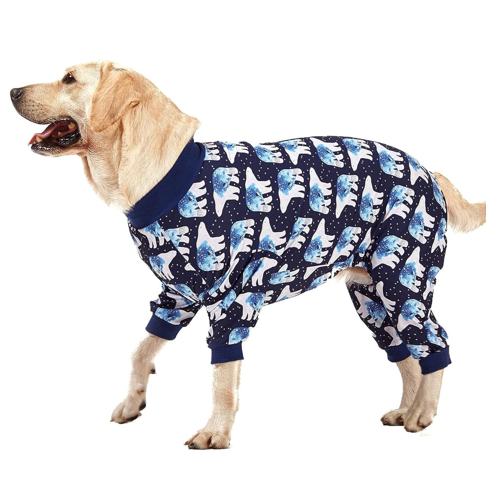 LovinPet pijamas para perros grandes con astronautas y estrellas, ideal para uso diario