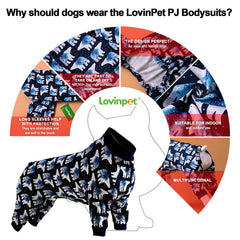 Diseño de cobertura total LovinPet para perros grandes, cómodo
