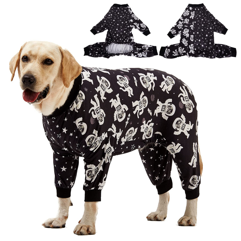 LovinPet Pitbull Outfit con estampado astronauta para paseos cómodos y estilosos